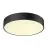 SLV Medo Pro 40 Wand und Deckenleuchte Aluminium Schwarz Rund 19W 2500lm - 930-940 CCT | IP50 - Höchste Farbwiedergabe - Dali Dimmbar 