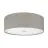 Eglo Deckenleuchte Pasteri Stahl Satin-Nickel | IP20 - Geeignet für 3x E27 