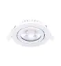 Noxion LED schwenkbar Slim Spot Weiß 6W 550lm - 930 Warmweiß | Ausschnitt 75mm - IP54 - Höchste Farbwiedergabe 