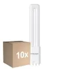 Mehrfachpackung 10x Noxion Lucent PL-L LED 7.9W 950lm - 830 Warmweiß | 4-Pins - Ersatz Für 18W
